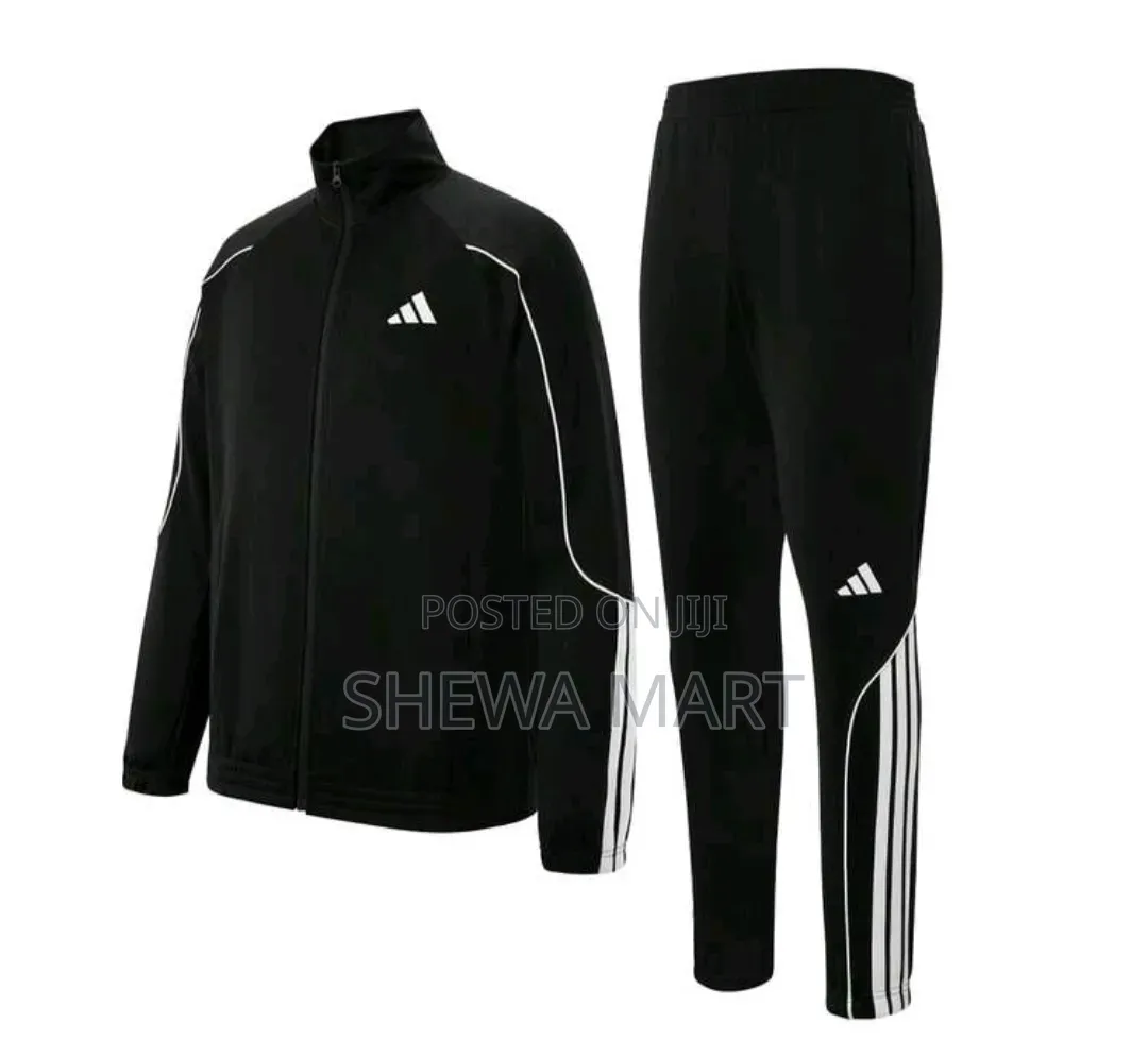 Adidas Unisex Tracksuit, Two-Piece Set Including a Jacket and Straight