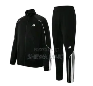 Adidas Unisex Tracksuit, Two-Piece Set Including a Jacket and Straight