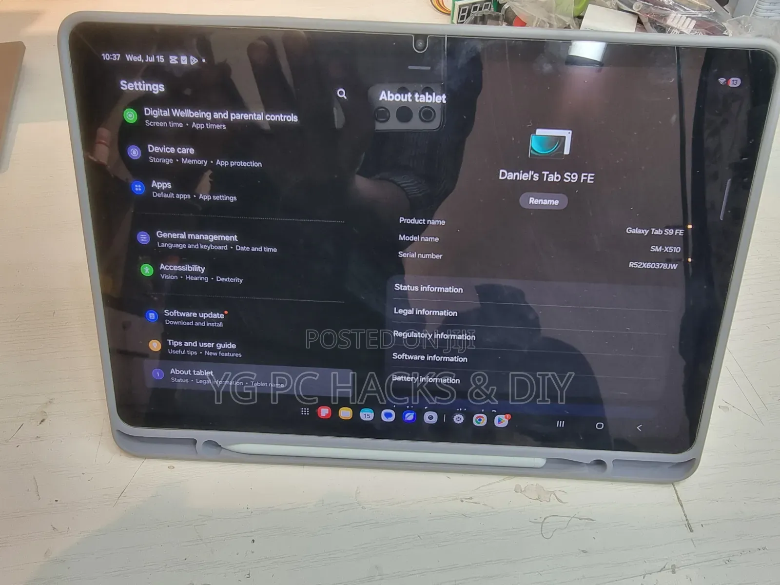 New Samsung Galaxy Tab S9 FE 128 GB Silver