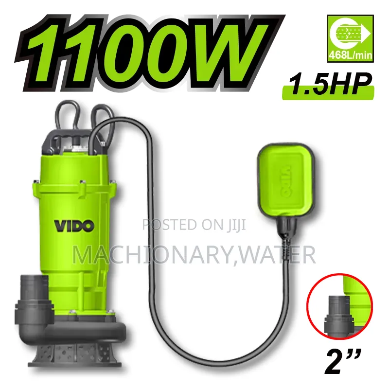 Vido Submersible Water Pump 1.5hp