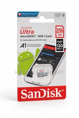 SanDisk Ultra 256GB microSDXC UHS-I Memory Card