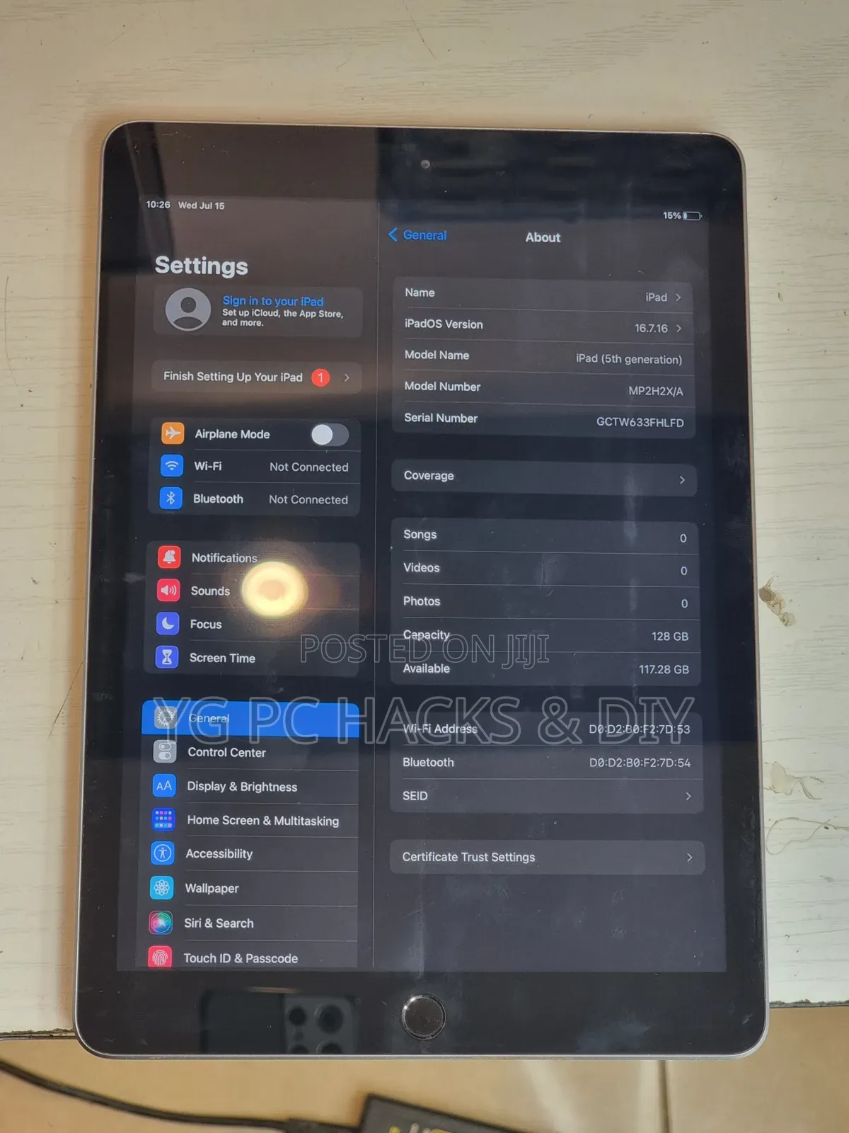 Apple iPad 9.7 128 GB Silver