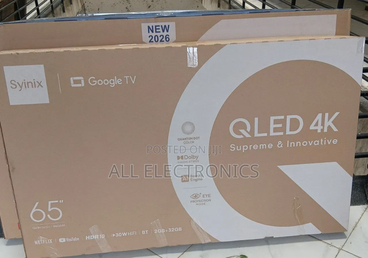 65"inch Syinix Google Qled TV