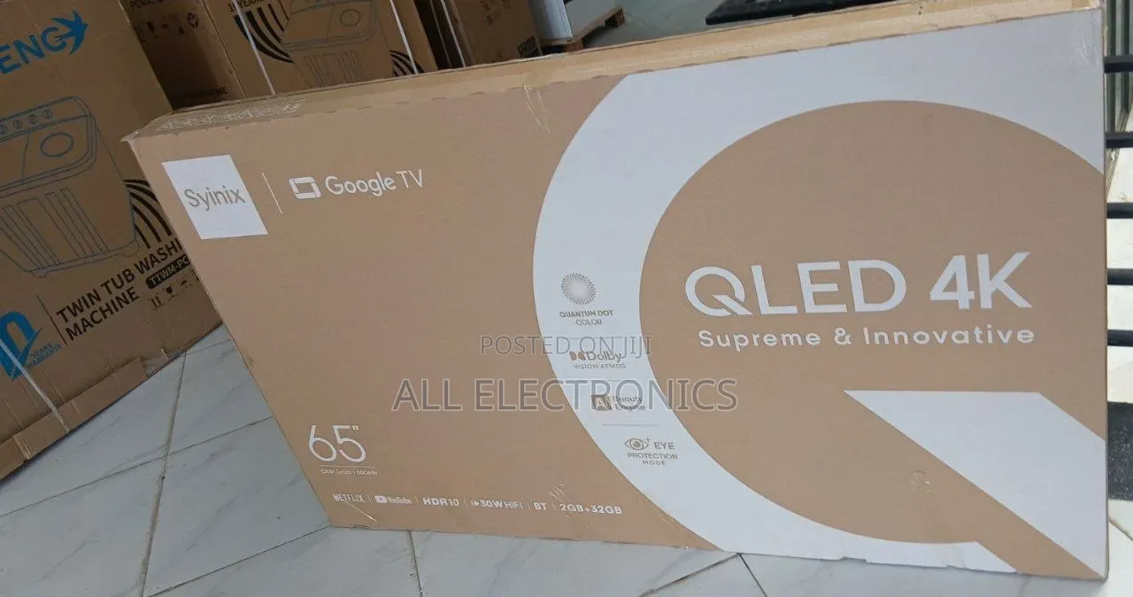 65"inch Syinix Google Qled TV