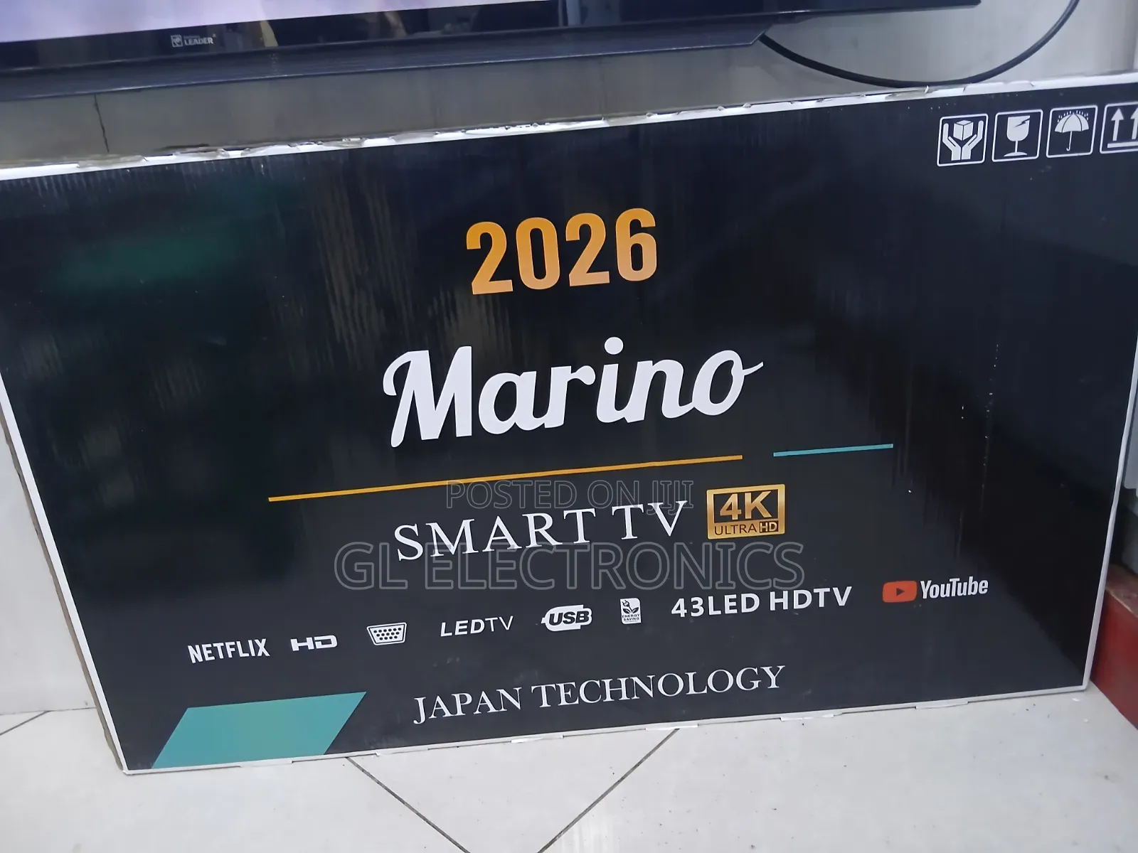 TV 43 Inch 2026 Double Glass