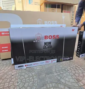 BOSS 55 Inch TV Ultra HD Smart Google TV (2026 Model)