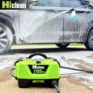 Lutian Electric High Pressure Washer Features Compact Gray and Green