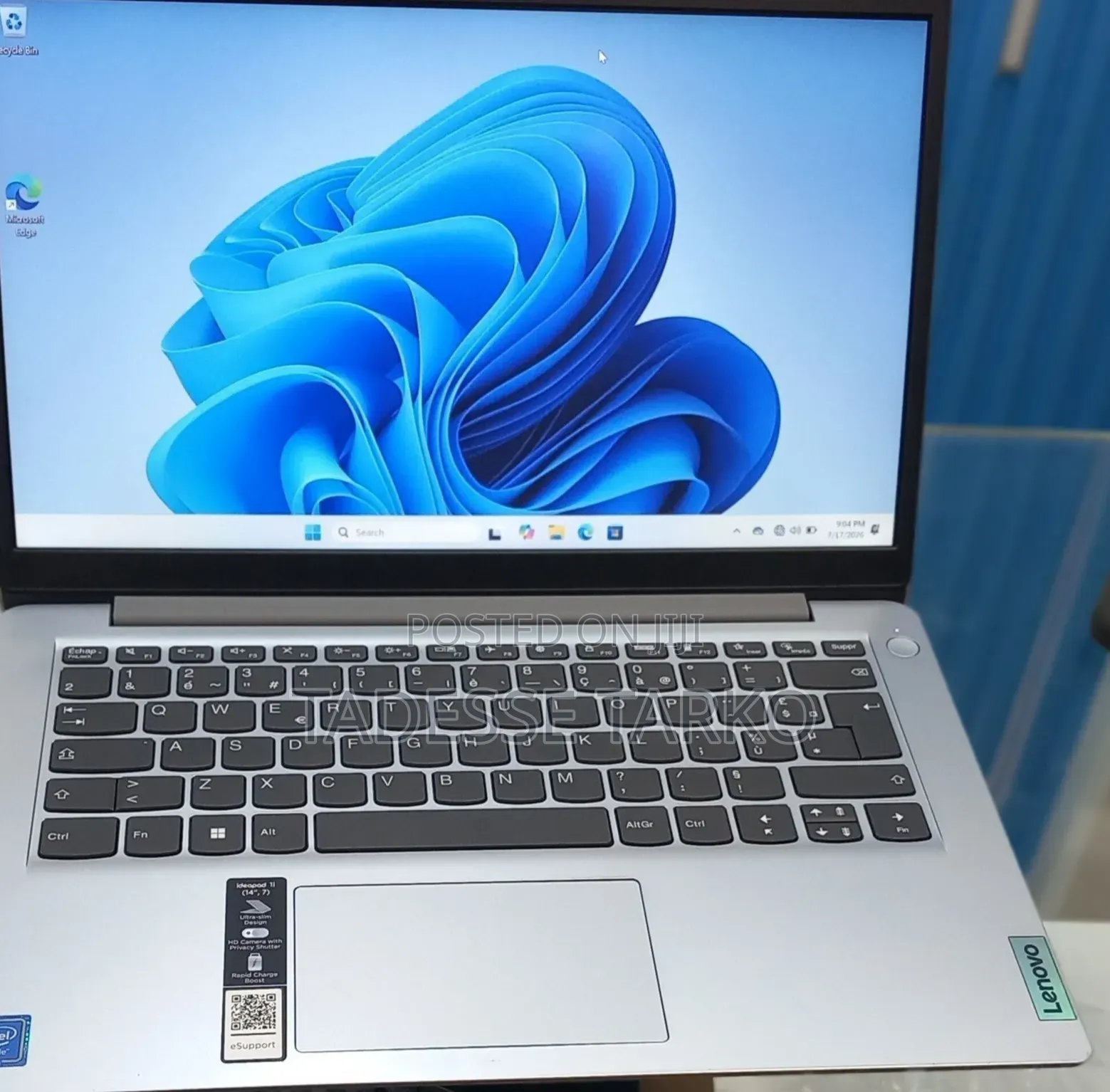 New Laptop Lenovo Ideapad 3 8GB Intel Celeron SSD 128GB