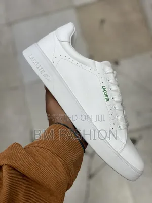 Lacoste Low Tops: The Bold White Shoes