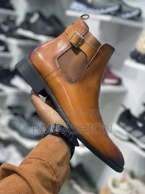 Leather Jodhpur Chelsea Boots (Rich Burnished Tan