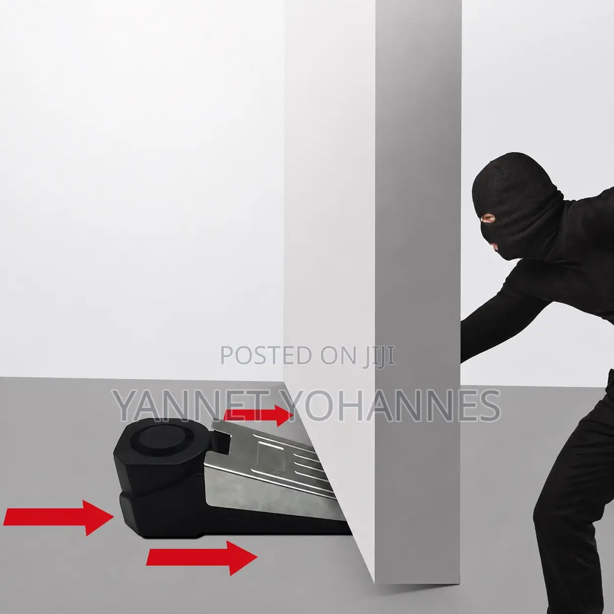 Door Stop Alarm – Anti-Theft Security Door Wedge With Loud Alarm