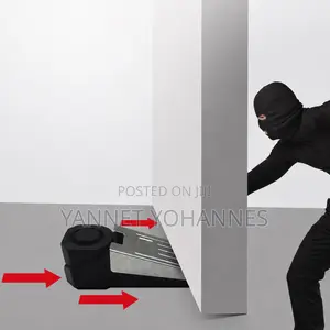 Door Stop Alarm – Anti-Theft Security Door Wedge With Loud Alarm