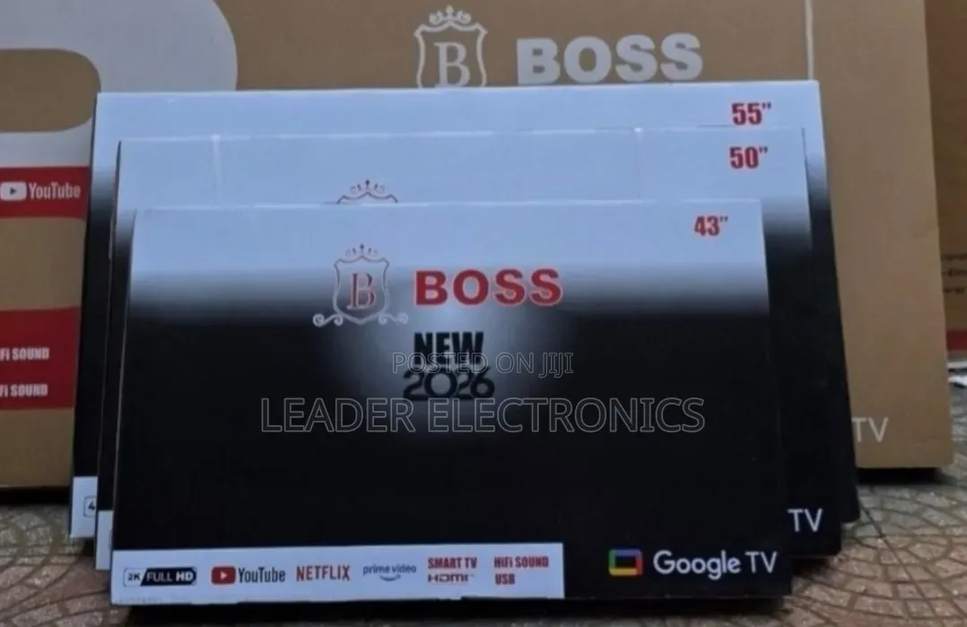 Boss 43" UHD Smart TV – New Arrival 2026