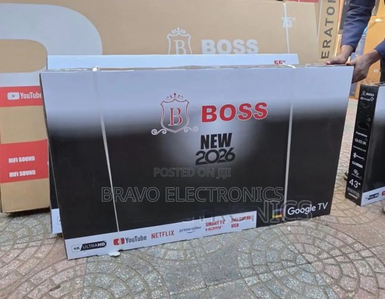 Boss 55” Google TV New Midel
