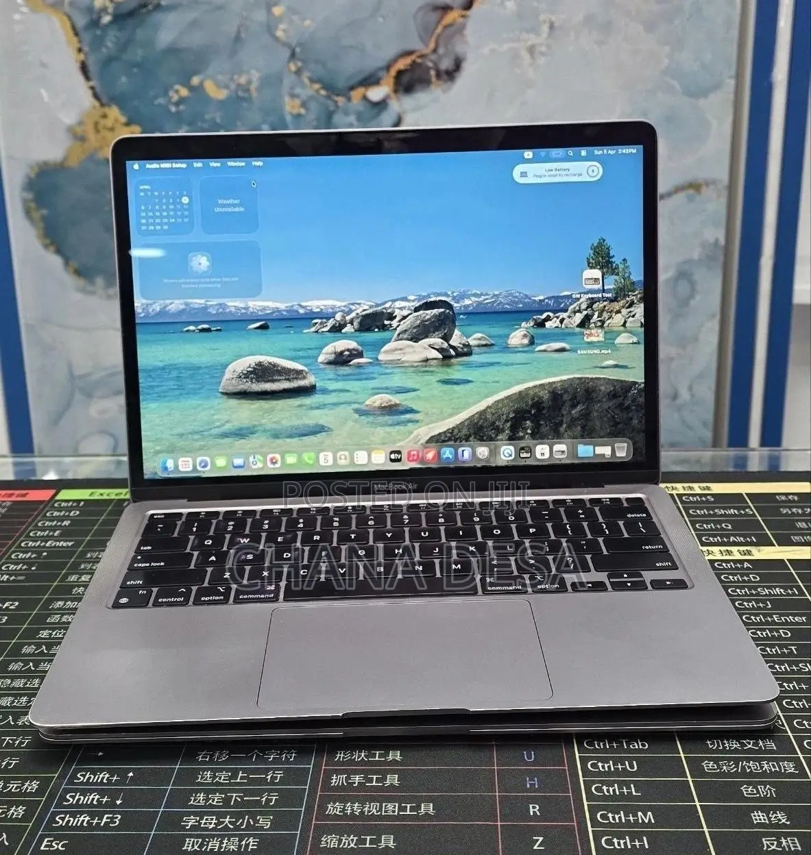 New Laptop Apple MacBook Air 2020 M1 8GB Apple M1 SSD 256GB