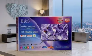 B S TV 50 Inch UHD Smart Android TV (2026 Model) – Double Glass