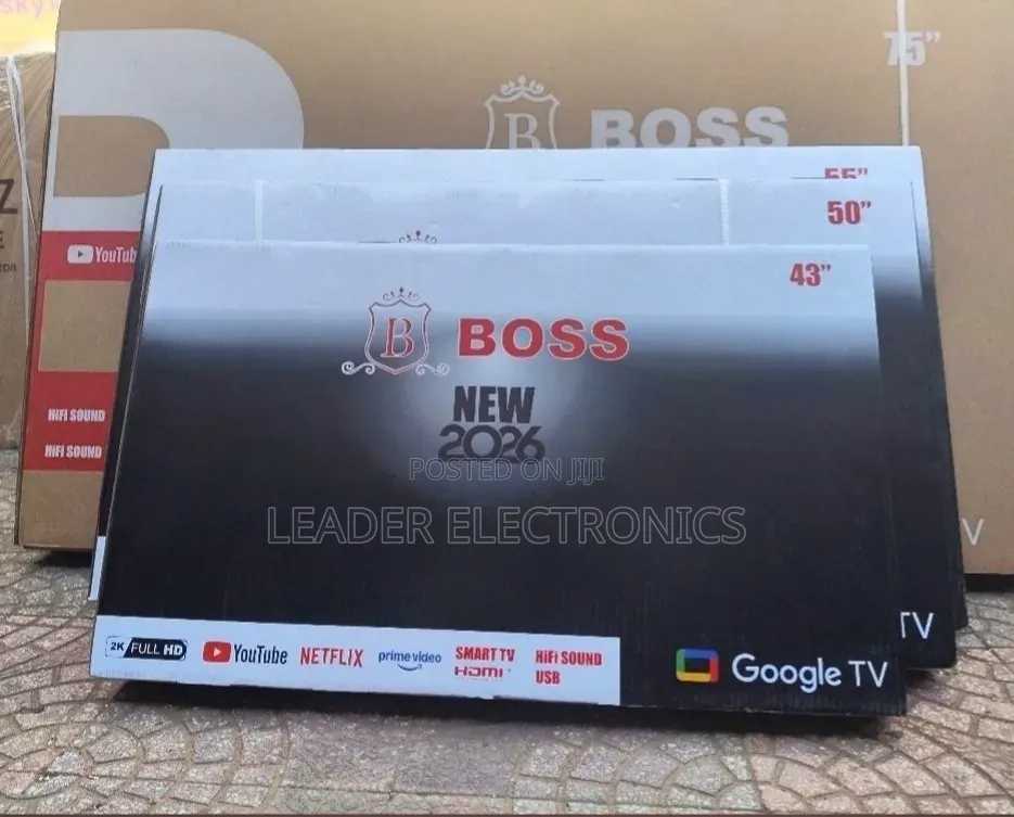 Boss 43" UHD Smart TV – New Arrival