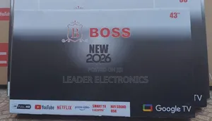Boss 43" UHD Smart TV – New Arrival