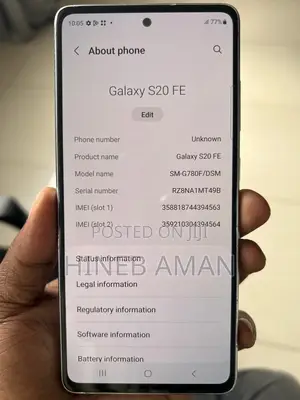 Samsung Galaxy S20 FE 128 GB White
