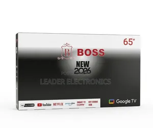 Boss TV 65" Smart Google TV UHD – High Definition Resolution | New