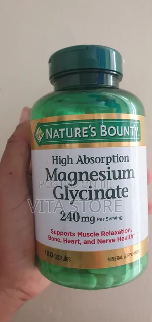 Magnesium Glycinate 240mg ,180 Capsules