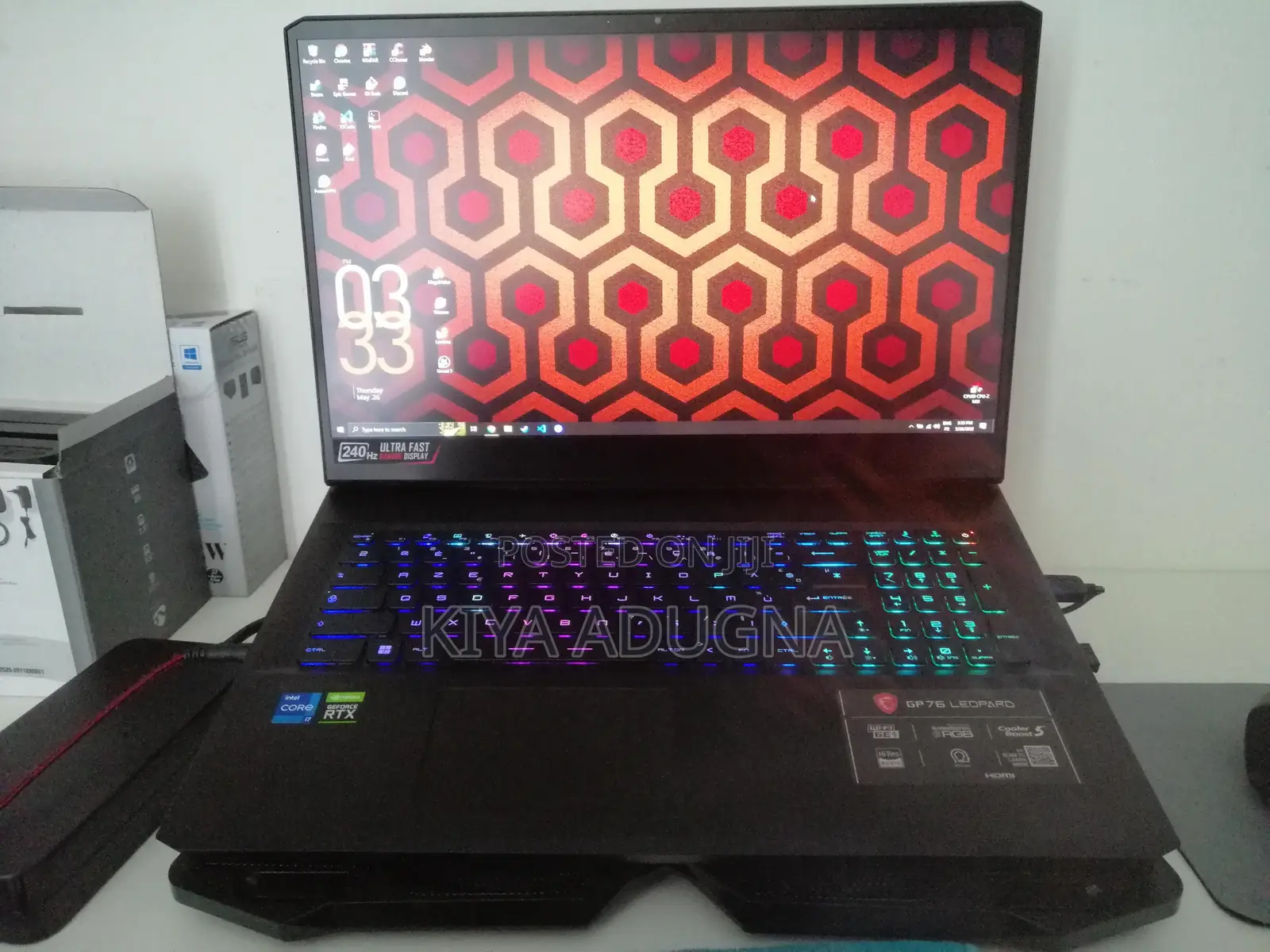 New Laptop MSI GP75 Leopard 16GB Intel Core i7 SSD 512GB