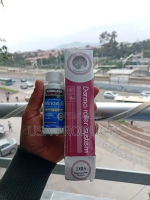 Minoxidil Original Royal Crown Hair Dressing Cream Derma Roller