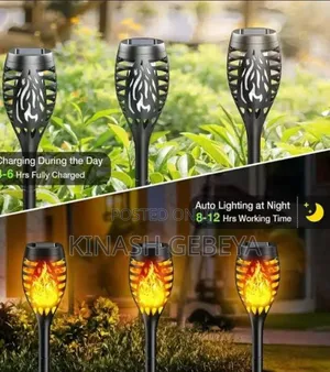 Solar Powered Flame LED Light(በፀሀይ ሀይል የሚሰራ መብራት)