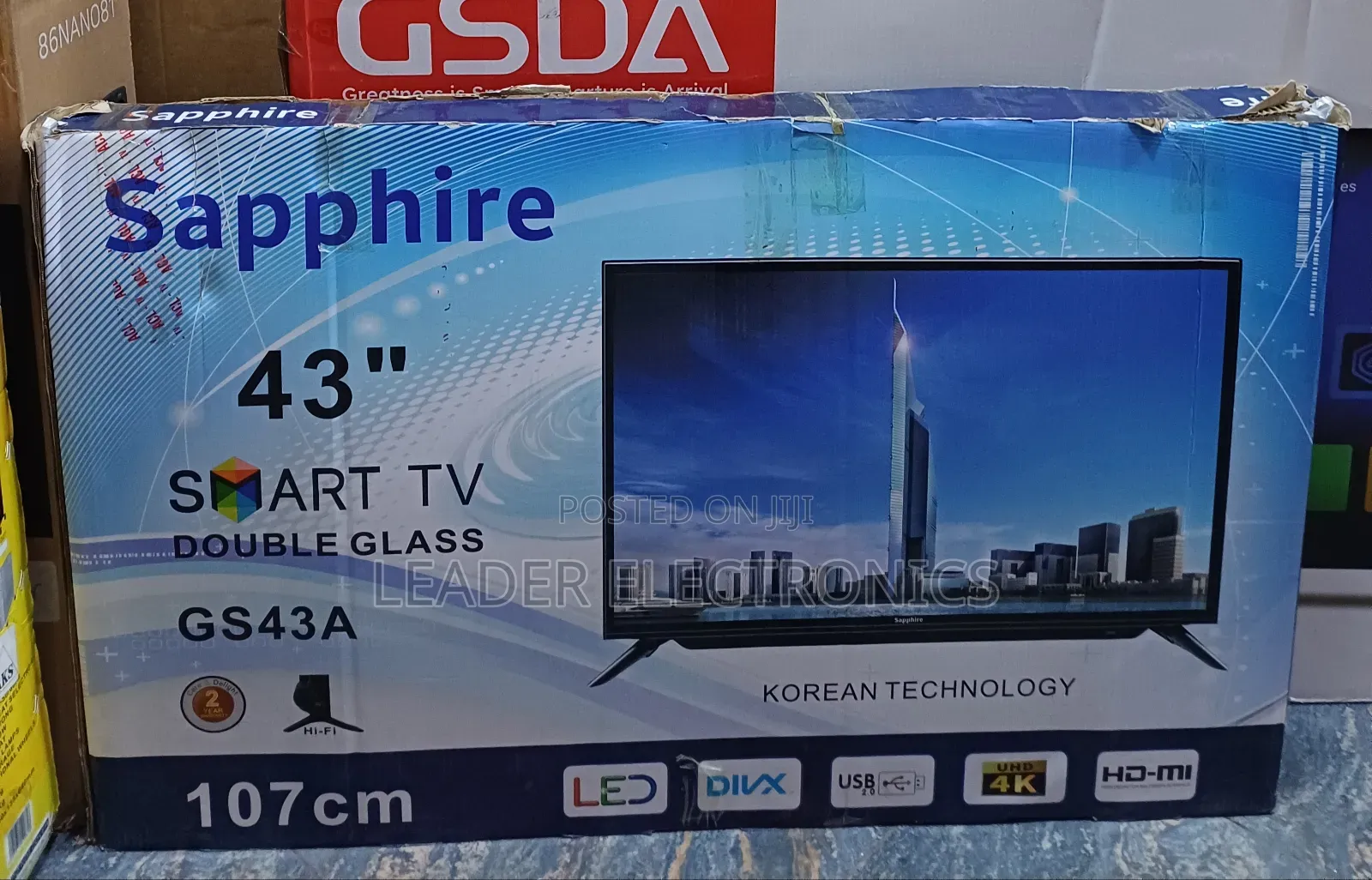 Sapphire 43" Smart Android TV – Smart Entertainment for Every Home