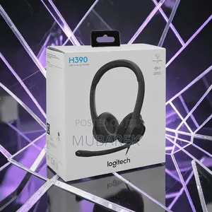 Logitech H390 Wired USB Computer Headset With Noise-Cancelling Mic