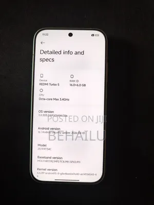 New Xiaomi Redmi Turbo 5 Max 512 GB White