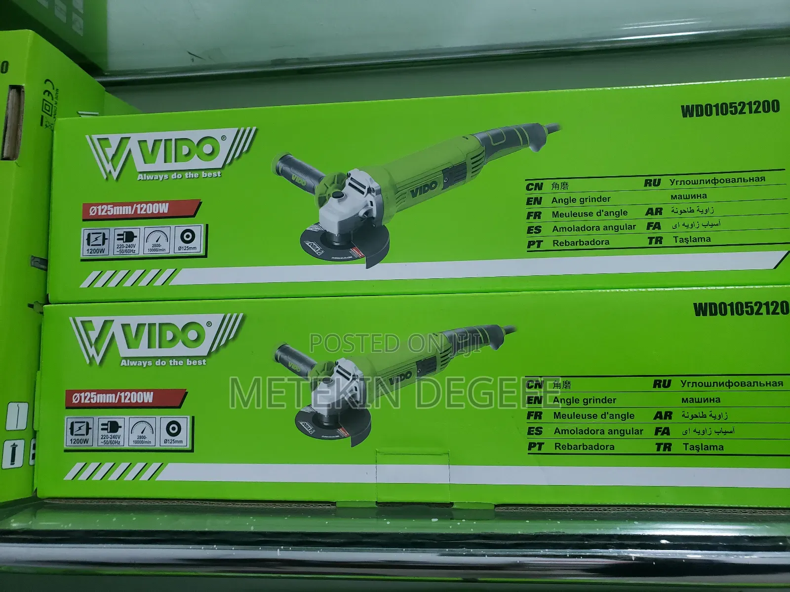 VIDO Brand 1200W Angle Grinders, Model