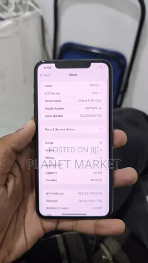 Apple iPhone 11 Pro Max 64 GB Black