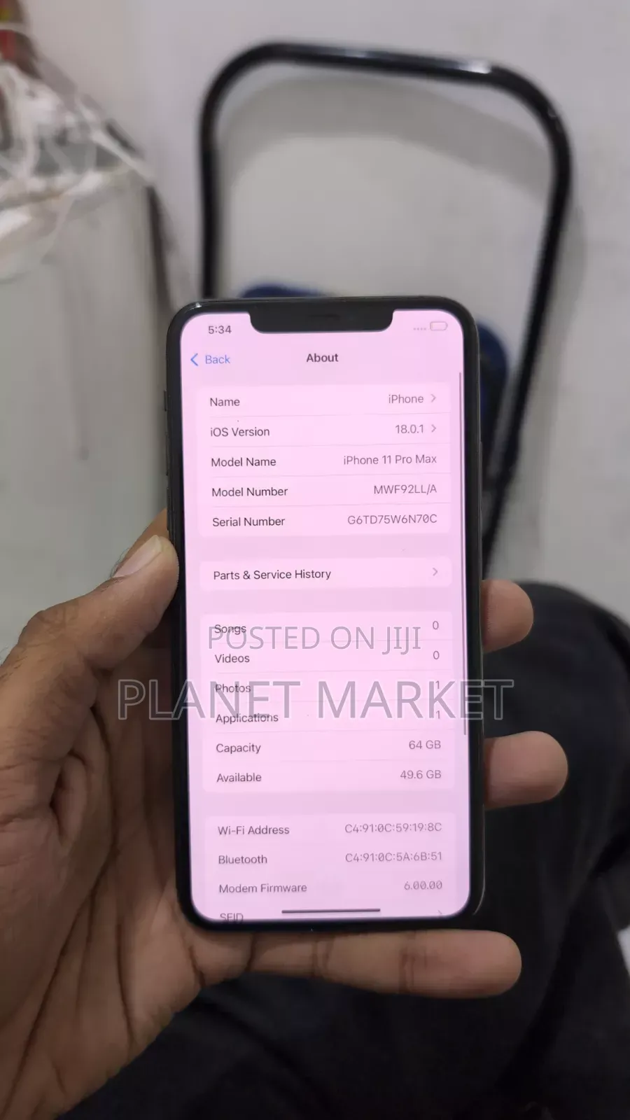 Apple iPhone 11 Pro Max 64 GB Black