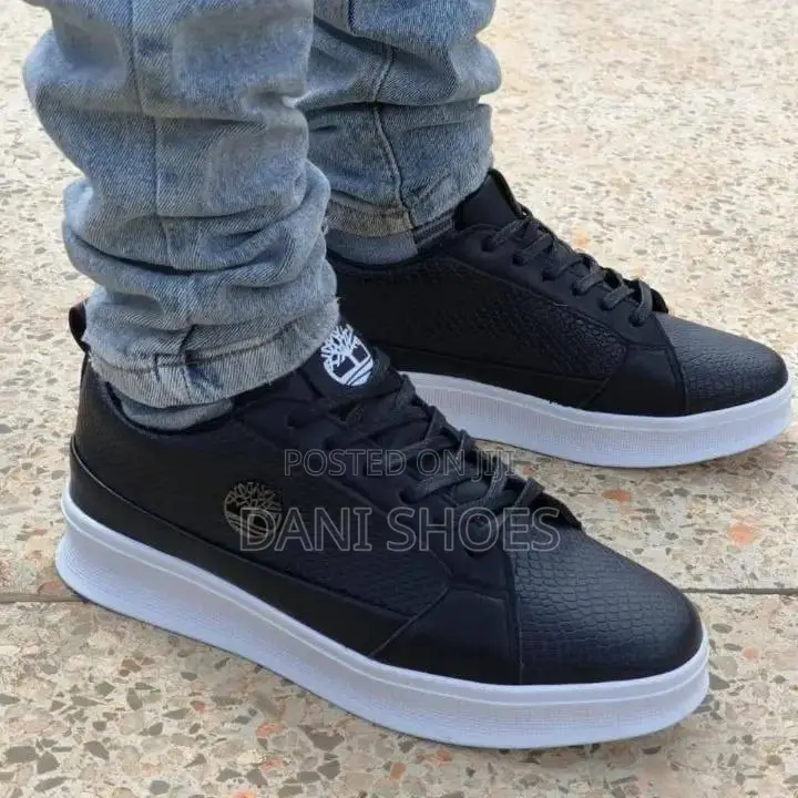 Timberland Men's Leather Casual Low-Top Sneakers