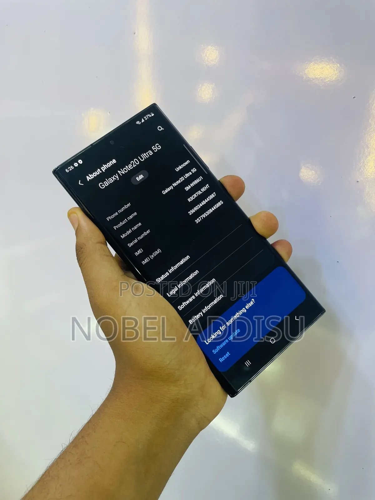 Samsung Galaxy Note 20 Ultra 5G 128 GB Black