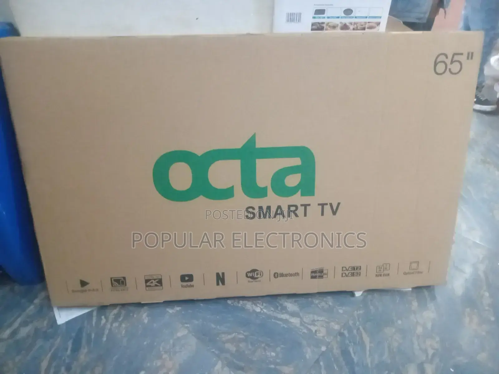Octa 65inchi TV Smart Android New 20 26