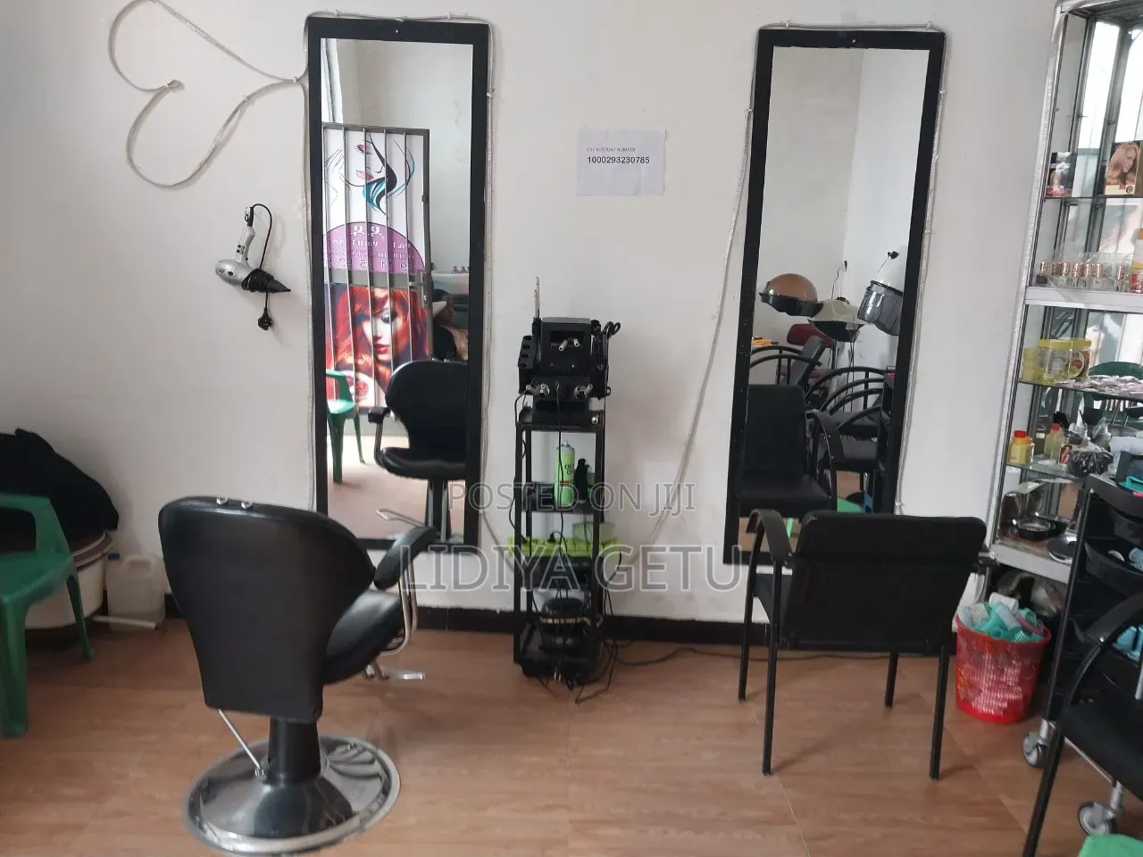 ሙሉ የፀጉር ቤት እቃ Full Beauty Salon Equipment
