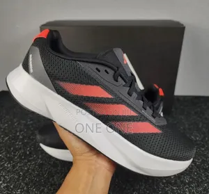 Adidas DURAMO SL SHOES Black/Solar Red