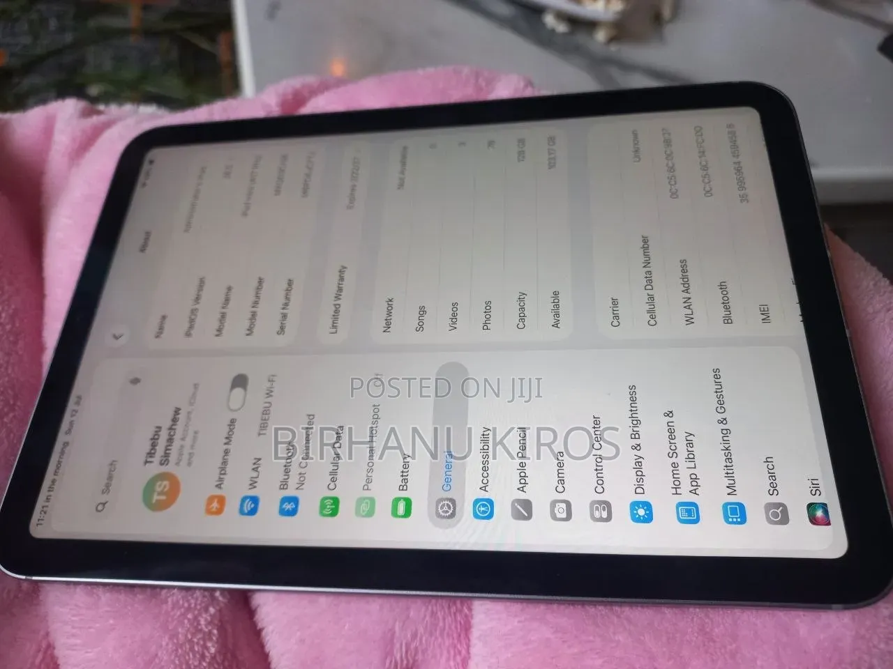 Apple iPad mini Wi-Fi + Cellular 128 GB Silver