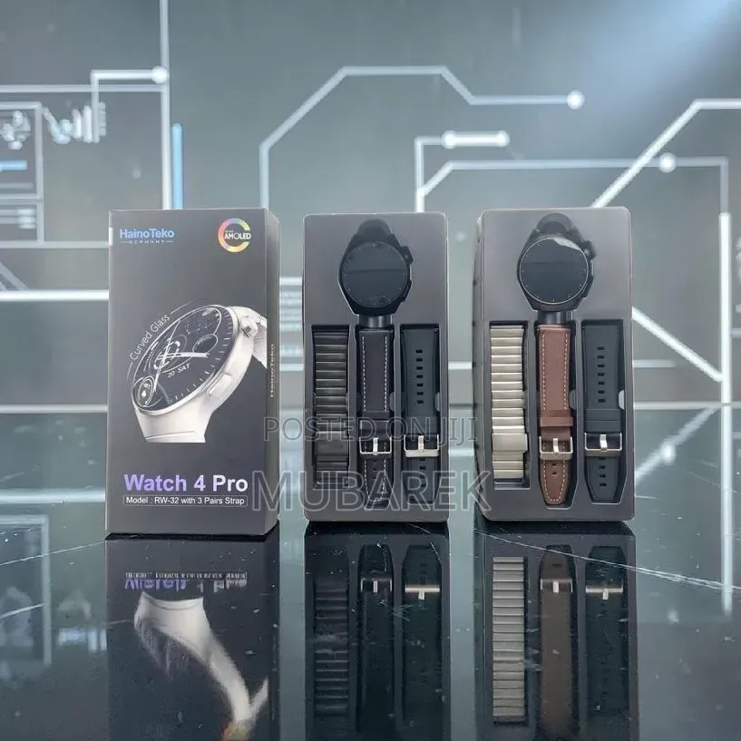 HainoTeko Germany Watch 4 Pro - Curved Glass Smartwatch