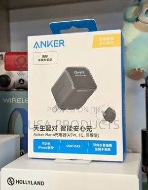 Anker Charger 45w Max(fast Charging)