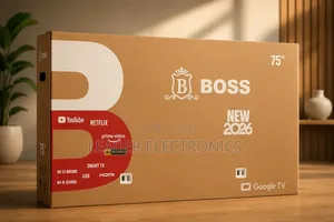Boss TV 75" Smart Google TV UHD QLED Display – New Arrival