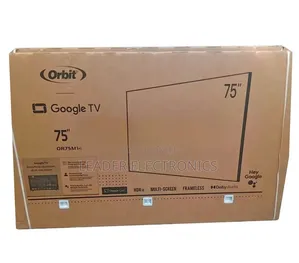 ORBIT 75" Smart Google TV UHD QLED – Brilliant Colors, Giant Screen