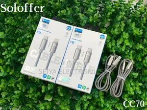 Soloffer CC70 USB-C to Lightning Cable.