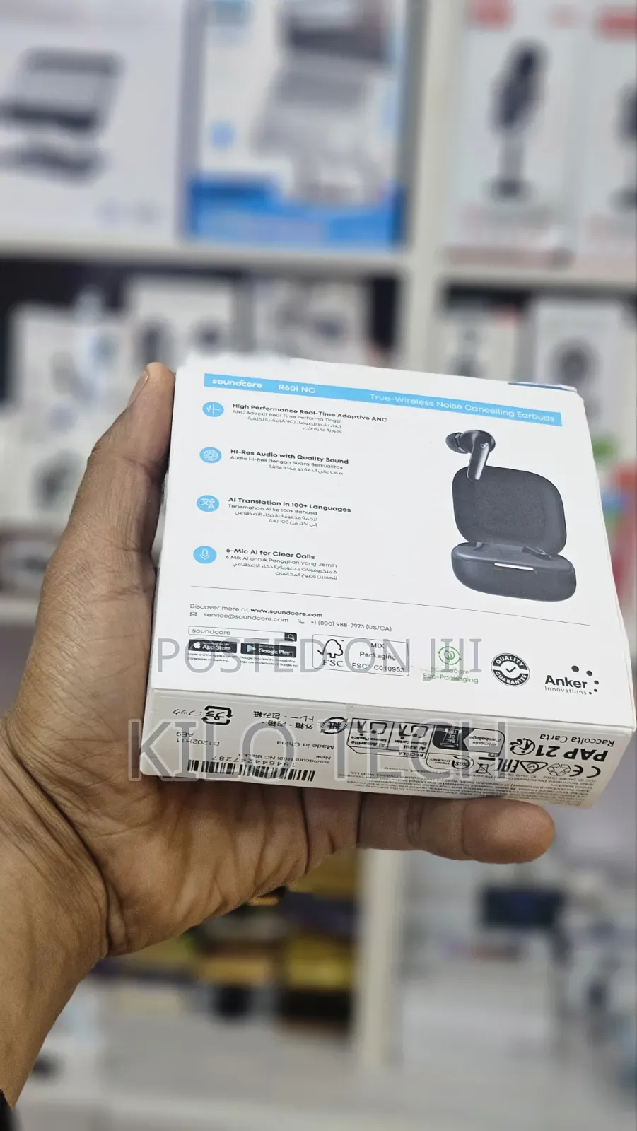 Original Anker Soundcore R60i NC - Hi-Res Audio ANC