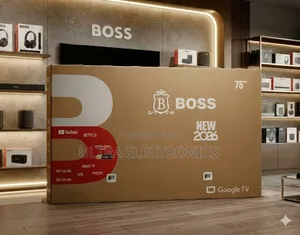 BOSS 75-Inch UHD Smart TV. Enjoy Stunning Picture Quality