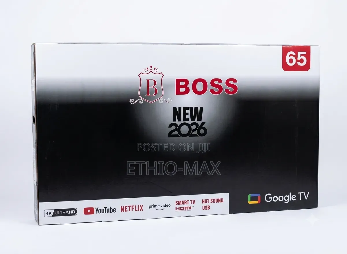 Boss TV 65" Smart Google TV QLED TV New Arrival 2026 ( Original