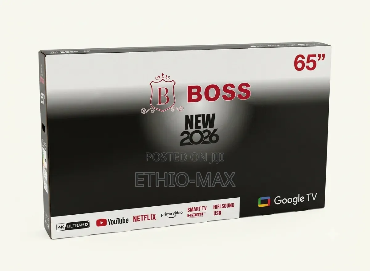 Boss TV 65" Smart Google TV QLED TV New Arrival 2026 ( Original