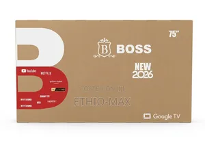 Boss 75" Smart Google TV 2026 – Frameless Style, Smart ( Original )